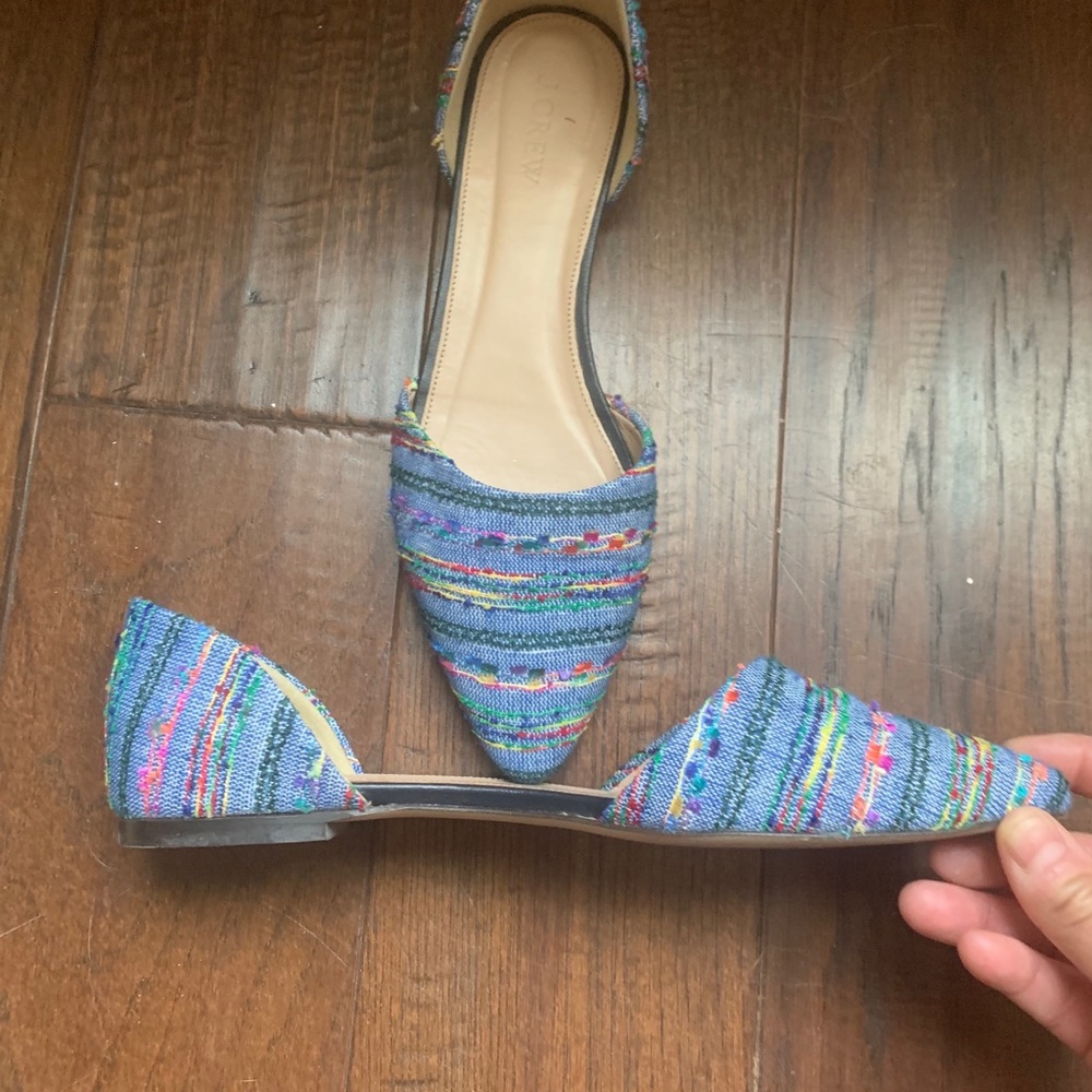 Shelby- J.Crew D’Orsay flats, Sz 8